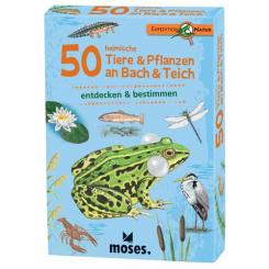 50 heimische Tiere und Pflanzen an Bach und Teich 
