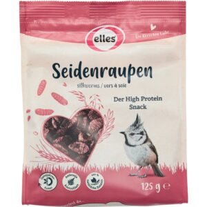Elles Ergänzungsfutter Seidenraupen für Wildvögel 125 g