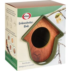 Elles Futterstation Erdnussbutter-Bude 17 cm x 13 cm x 15 cm