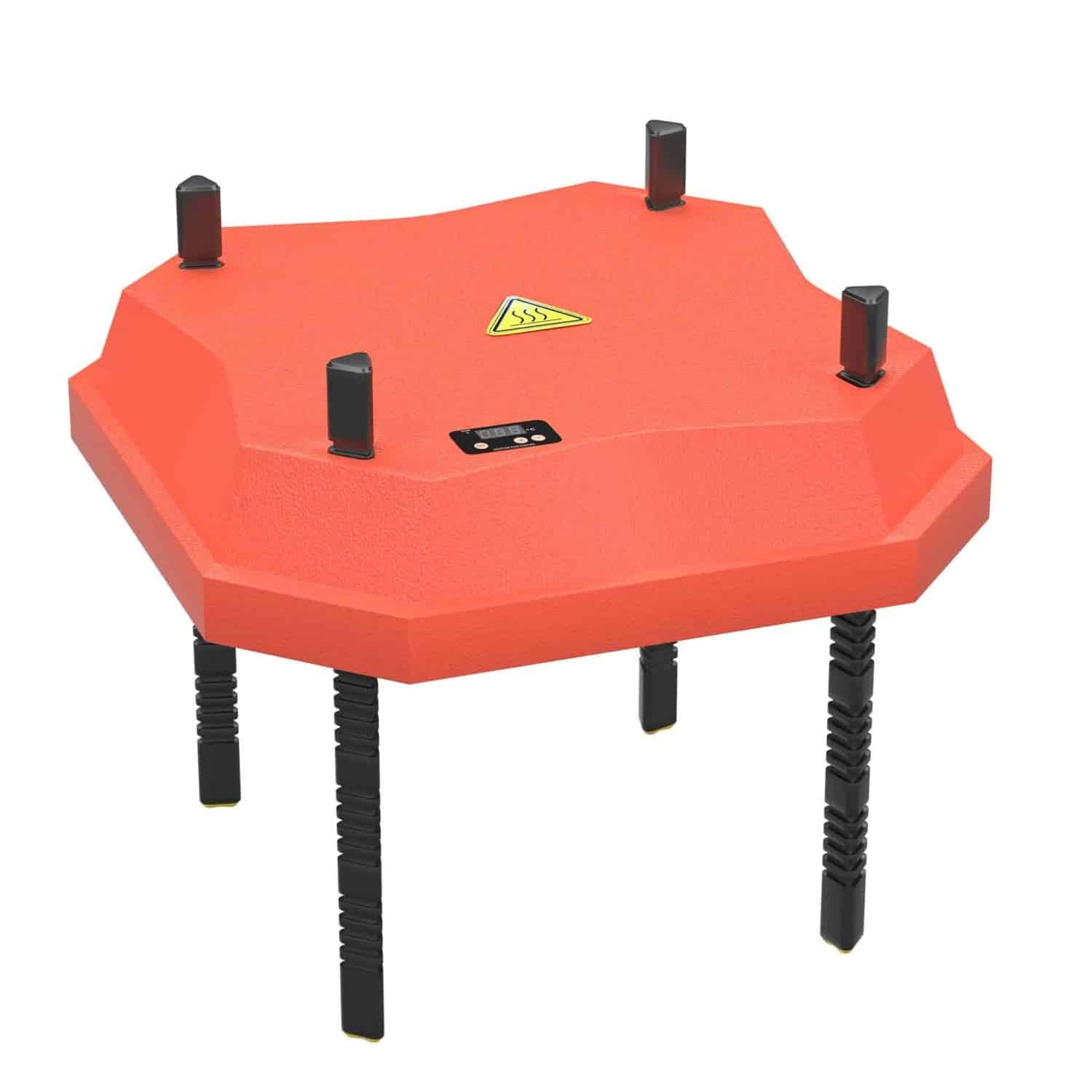Fudajo 25X25Cm Küken-Wärmeplatte Temperaturregler 30W Heizplatte Kükenaufzucht