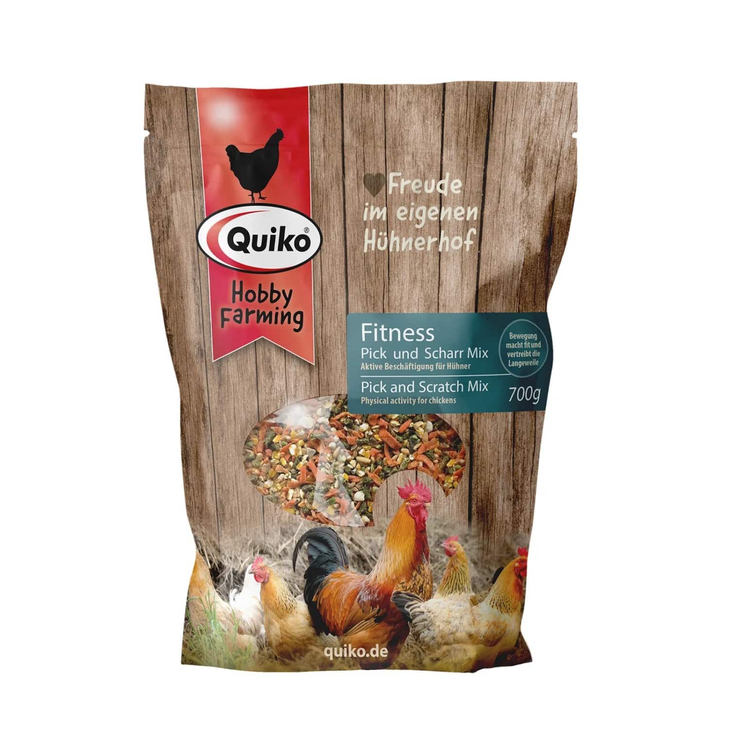 Quiko Hobby Farming Fitness Pick und Scharr Mix 700 g
