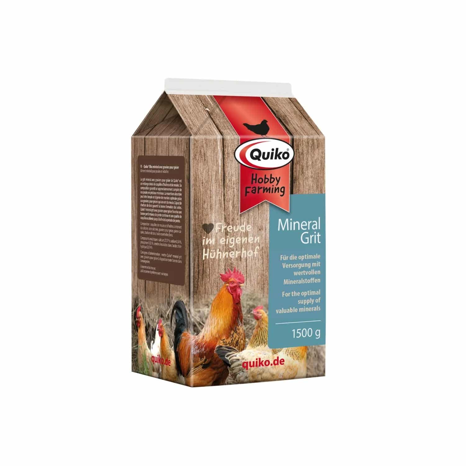 Quiko Hobby Farming Mineralgrit mit Magenkiesel 1