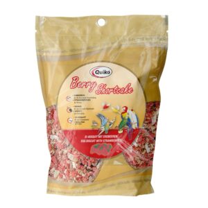 Quiko Vogelsnack Erdbeer-Bisquit mit Erdbeeren 125 g