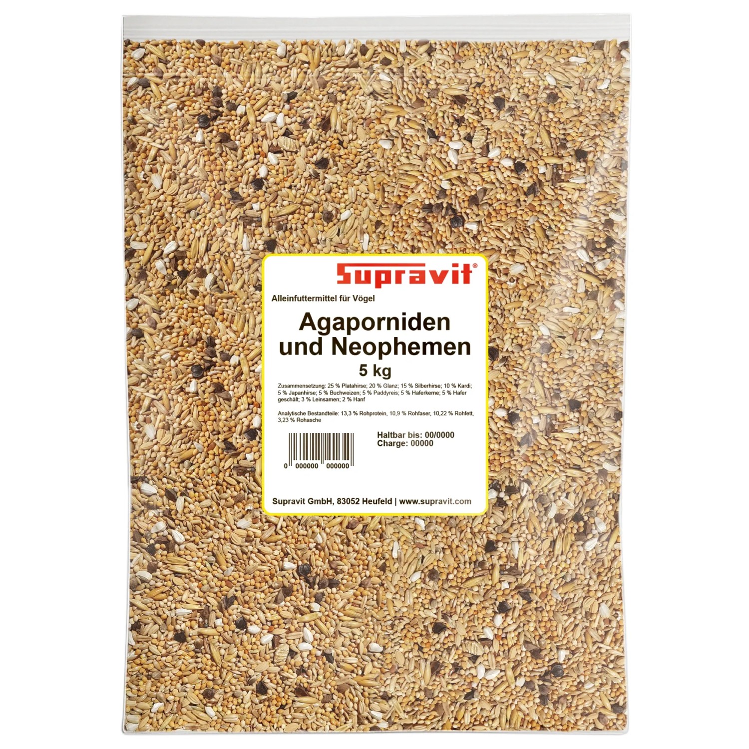 Supravit Agaporniden und Neophemafutter Vogelfuttermischung