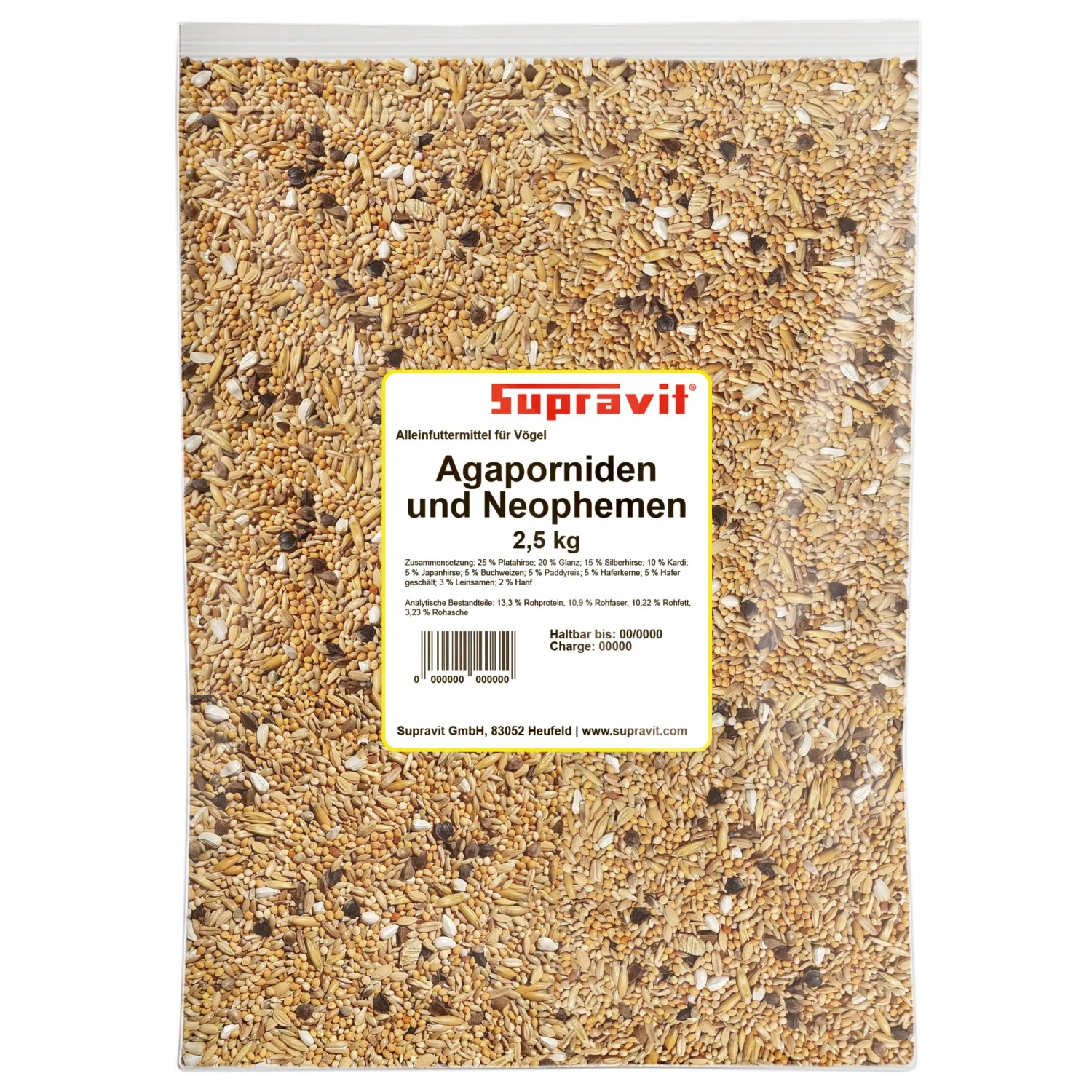Supravit Agaporniden und Neophemafutter
