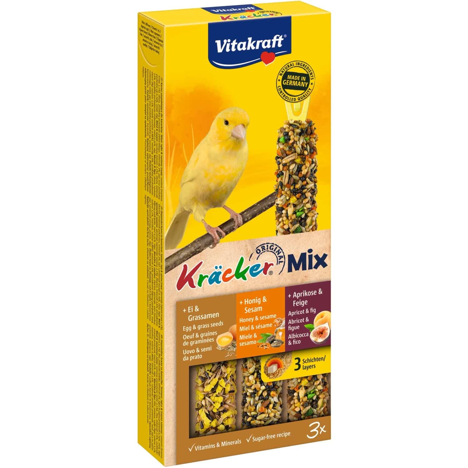Vitakraft Kräcker Trio Ei-Frucht-Honig