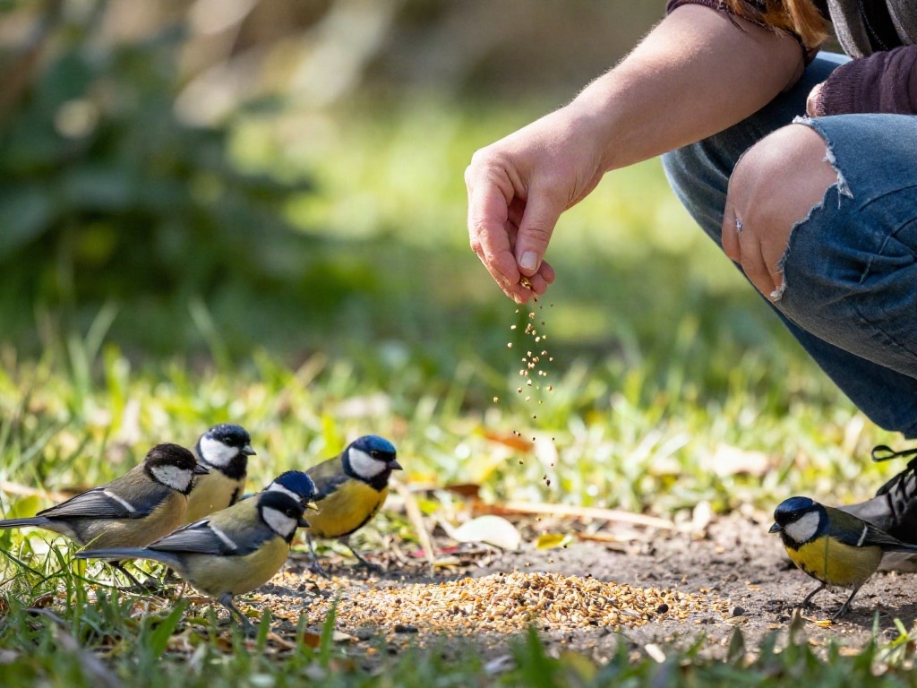 Vögel erkennen Menschen