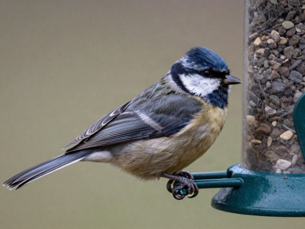 kranker Vogel Futterstelle