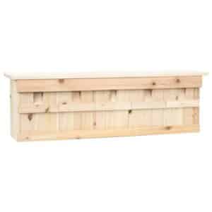 vidaXL Spatzenhaus 5-fach 68x15x21 cm Tannenholz