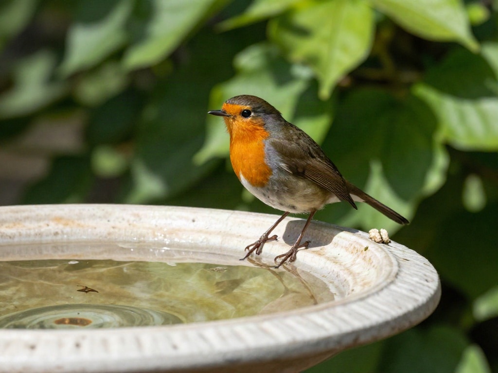 Vogeltränke Sommer